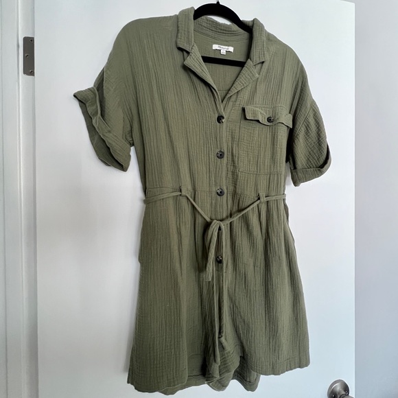 Madewell Pants - Madewell Green Romper